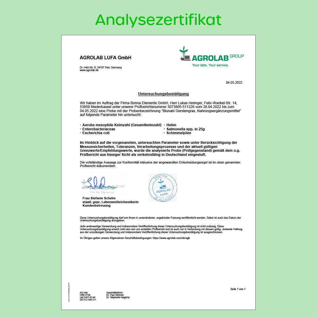 Bio Gerstengras - der Nährstoffheld für jeden Tag